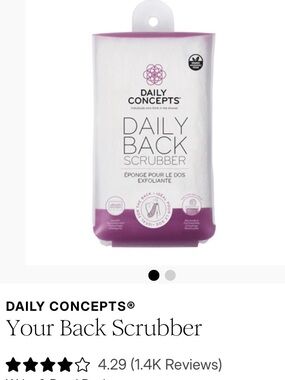 Daily Concepts Daily Back Scrubber - NEW! FULL SIZE!